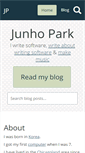 Mobile Screenshot of junhopark.com